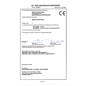 EU - Declaration of Conformity: MyBrix Refractometer