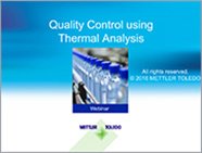 Qualitätskontrolle durch thermische Analyse – Webinar