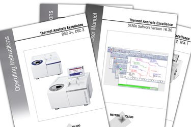 Easily browse and download instrument and software user manuals for all of our STARe thermal analysis system modules.