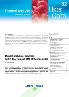 Thermal Analysis UserCom 32