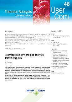 Thermal Analysis UserCom 46