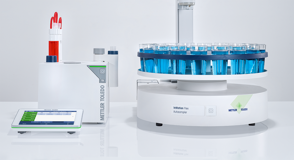 Excellence titrator with autosampler