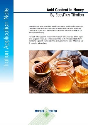Acid Content in Honey by EasyPlus Titration