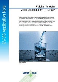 Determination of Calcium Content in Water Using UV Vis Spectroscopy