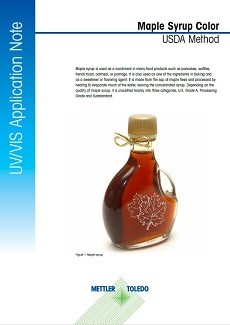 Maple Syrup Color Determination by UV Vis Spectroscopy
