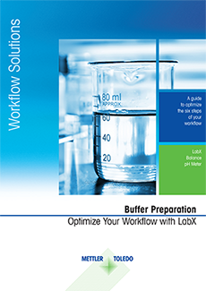 Brochure: Chuẩn bị dung dịch đệmHỗ trợ bởi LabX, Cân, Máy đo pH