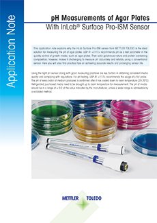 To learn more about measuring the pH in agar media download this free application note.