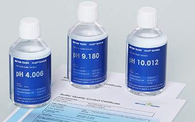 Solución tampón de pH para laboratorio