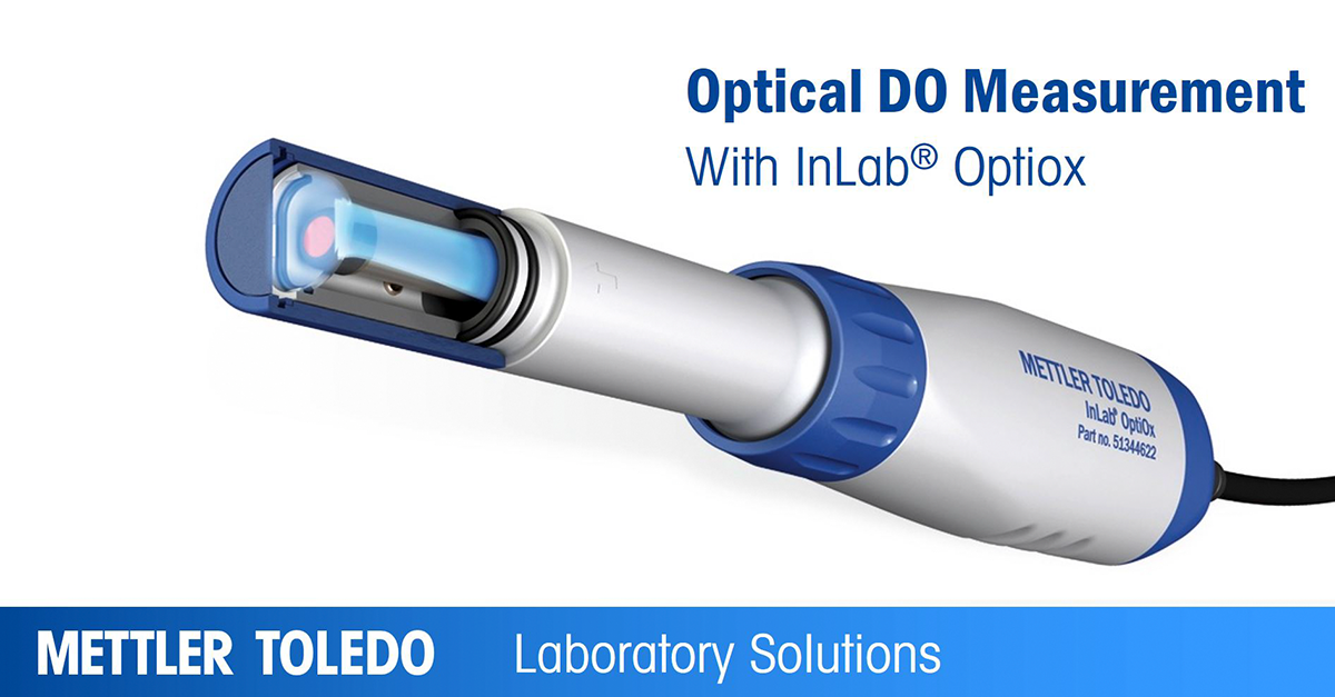 OptiOxを使用した光学式溶存酸素測定