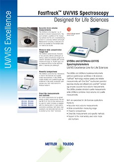 Spectrophotomètres UV5Bio et UV5Nano UV/VIS