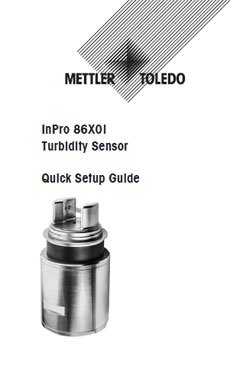 Quick Setup Guide: InPro 86X0i Turbidity Sensor