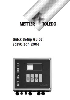Quick Setup Guide: EasyClean 200e