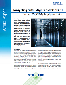 Data Integrity and 21CFR.11