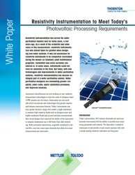 White Paper: Resistivity Instrumentation