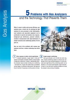 공정 가스 분석기 - 5가지 문제