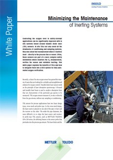 This white paper explains how TDL O₂ sensor can minimize inerting system maintenance & to integrate them into a DCS system for fully automated oxygen verification.