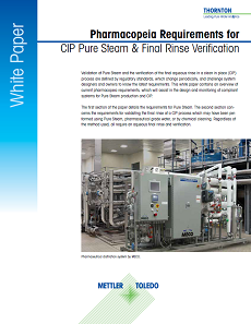 Requisitos de la farmacopea para el vapor puro y verificación del enjuague final de CIP