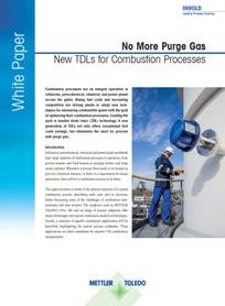 White Paper: No More Purge Gas, New TDLs for Combustion Processes