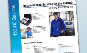 Ficha técnica de los servicios del 450TOC