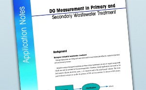 DO Measurement in Primary and Secondary Wastewater Treatment