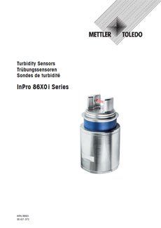 Instruction Manual for InPro 86X0 i Series Turbidity Sensors