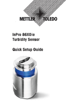 Quick Setup Guide: InPro 86X0i e Turbidity Sensor
