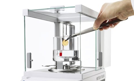 Applications de pesage pour la machine à peser l'or