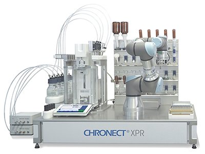 Sistema robotizzato di dosaggio delle polveri ed erogazione di liquidi CHRONECT XPR