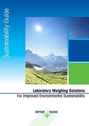 Laboratory Weighing Solutions for Improved Sustainability