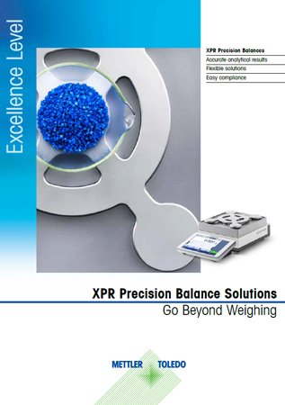 Excellence Level XPR Precision Balances- Go Beyond Weighing