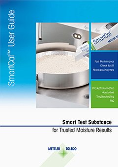 دليل مستخدم SmartCal - مادة اختبار أداة تحليل الرطوبة