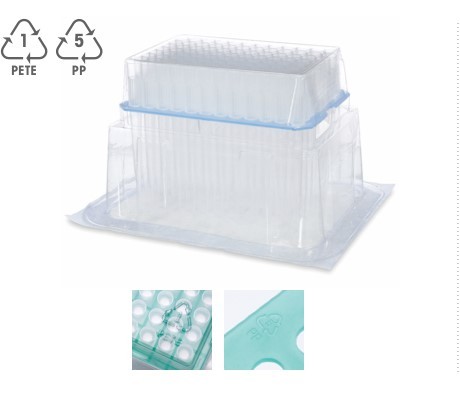 recyclable pipette tip packaging