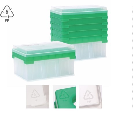 recyclable highthroughput pipette tip packaging