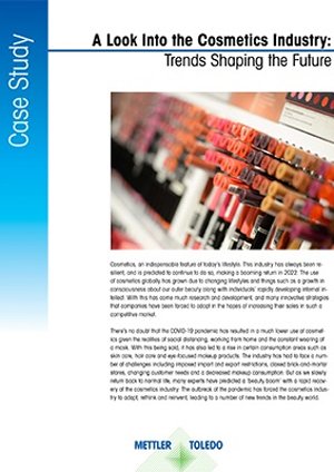 cosmetics industry trends in laboratory weighing