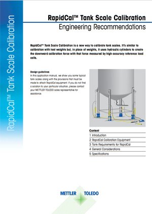 RapidCal™-kalibratie van tankweegsystemen: technische aanbevelingen