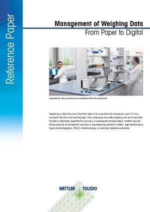 Management of Weighing Data from Paper to Digital (Reference Paper)