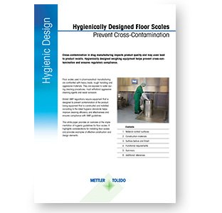 White Paper: Prevent Cross-Contamination with Hygienically Designed Floor Scales