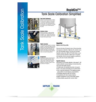 RapidCal™-kalibrering af tankvægte