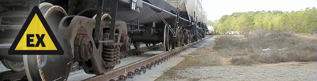 موازين السكك الحديدية للوزن في المنطقة الخطرة