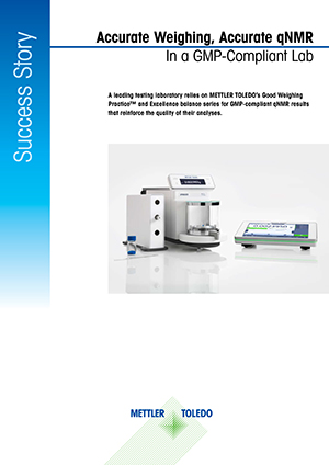 See how a leading testing laboratory relies on METTLER TOLEDO’s Good Weighing Practice™ and Excellence balance series for GMP-compliant qNMR results that reinforce the quality of their analyses.