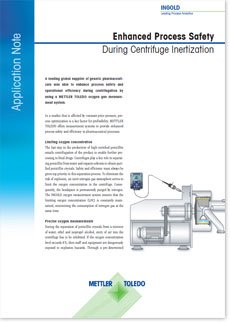 Enhanced Process Safety During Centrifuge Inertization