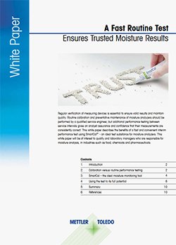 A Fast Routine Test Ensures Trusted Moisture Results