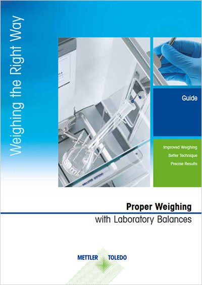 A comprehensive guide, "Weighing the Right Way", provides our recommendations on achieving more accurate weighing results and avoiding mistakes when working with laboratory balances. 