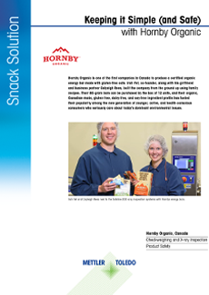 Hornby Organic | Caso di studio sull'ispezione prodotti 