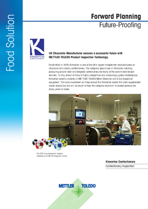 Kinnerton investiert in Produktinspektionstechnologie