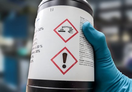 Exigences en matière d'étiquetage des produits chimiques