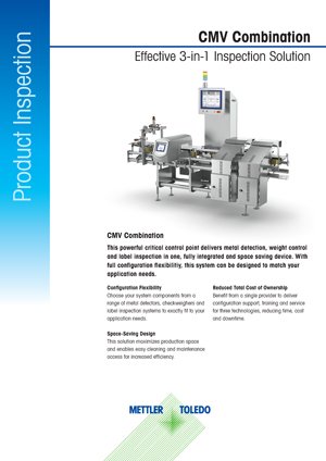 Checkweighing, Metal Detection and Vision Combination System | PDF Datasheet