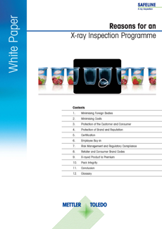 Motivos para la implementación de un programa de inspección por rayos X