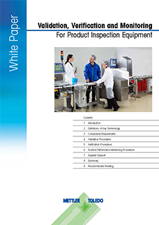 Validación, verificación y supervisión de equipos de inspección de productos