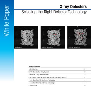 Choisir entre des systèmes à rayons X à simple ou double énergie | Téléchargement PDF